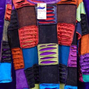 Small Patchwork Long sleeve Shirt